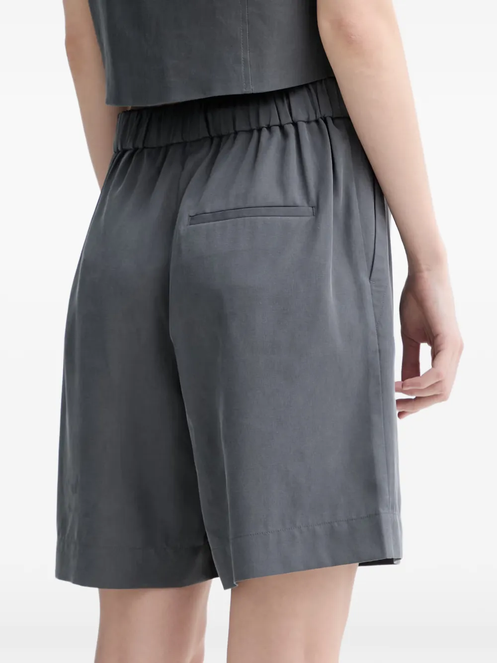 Marc O'Polo elasticated-waistband shorts Grijs