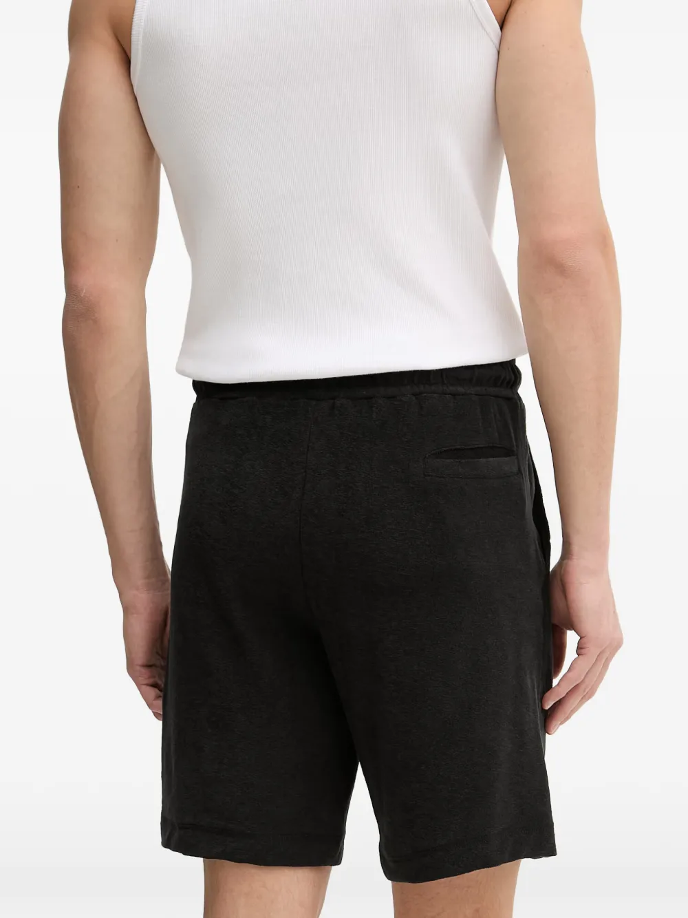 Marc O'Polo Shorts met trekkoord Zwart