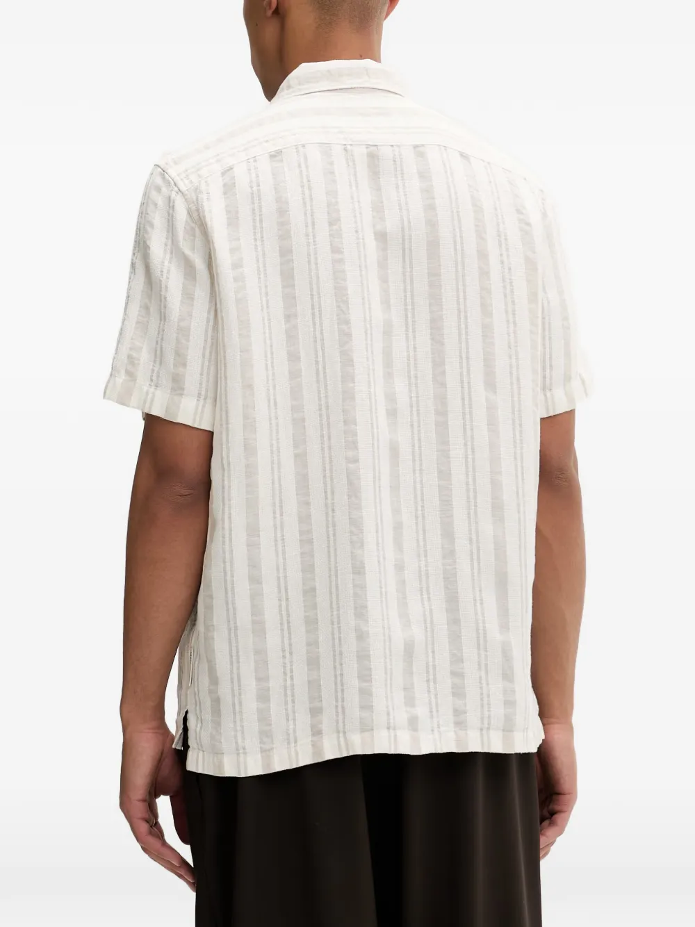 Marc O'Polo Gestreept overhemd Beige