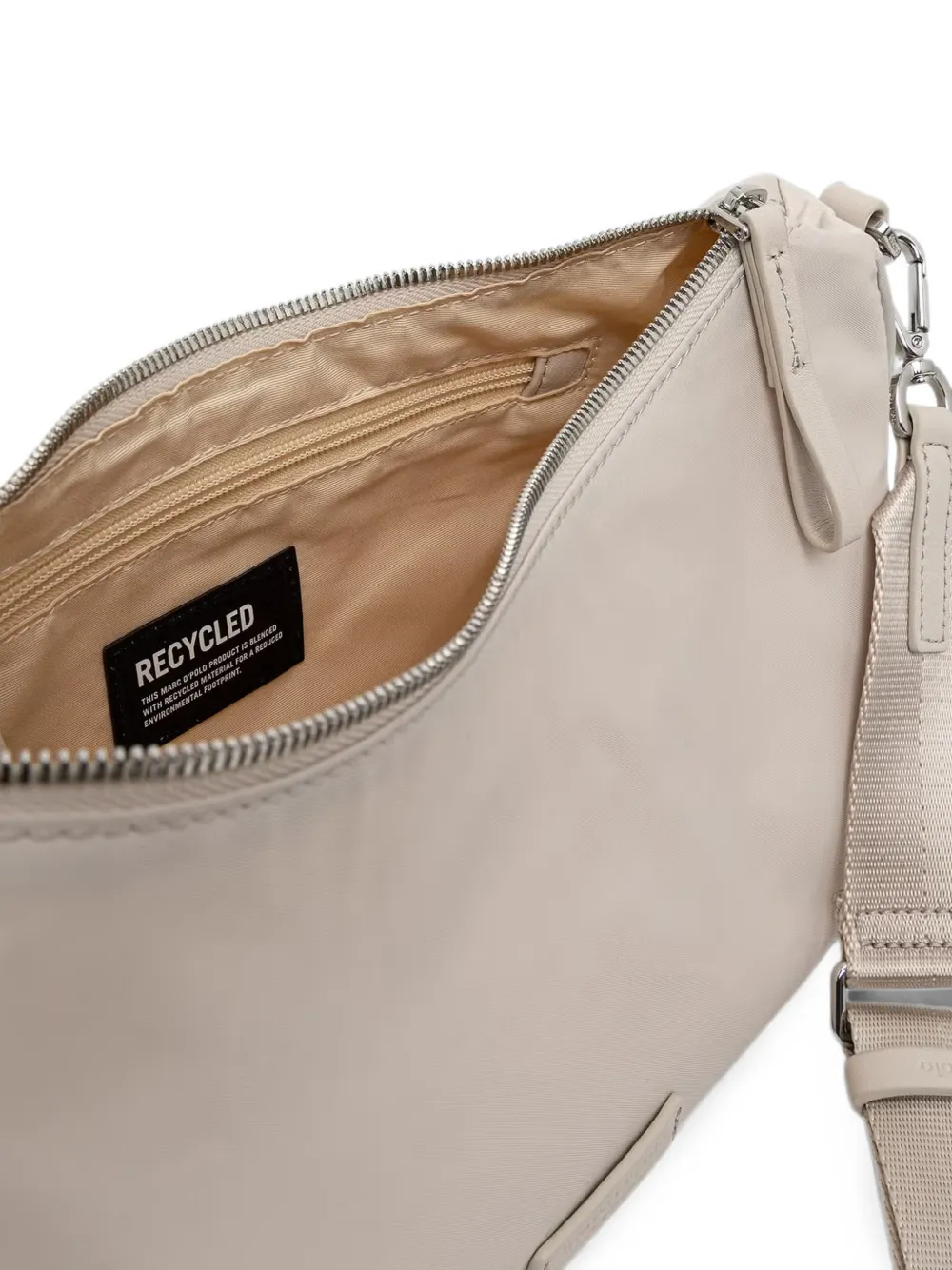 Marc O'Polo Crossbodytas met logopatch Beige