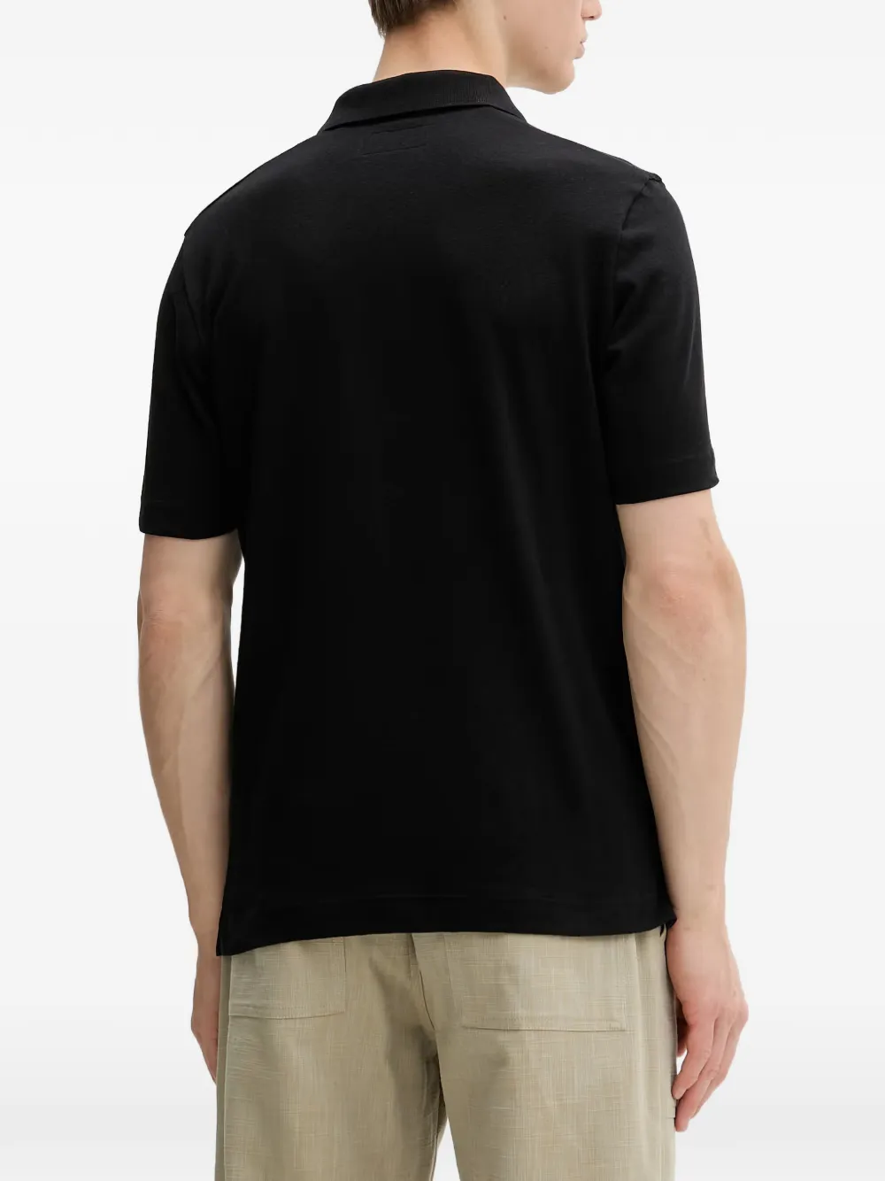 Marc O'Polo Poloshirt met korte mouwen Zwart