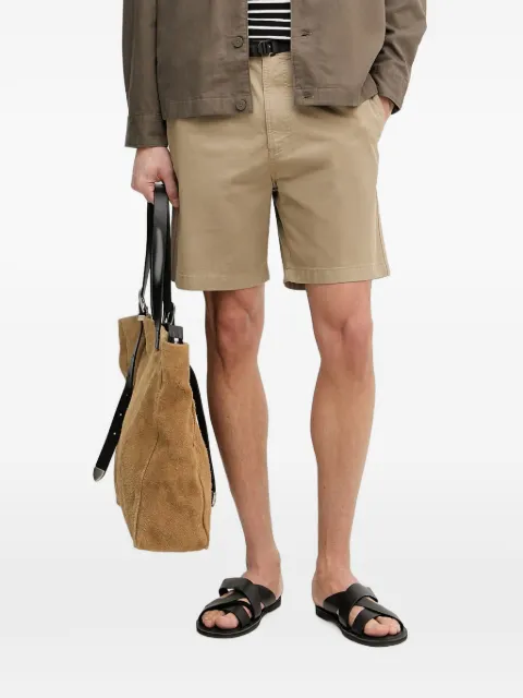 Marc O'Polo belted logo-patch shorts