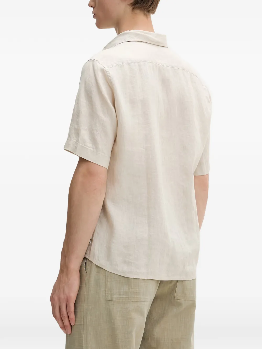 Marc O'Polo Overhemd met borstzak Beige