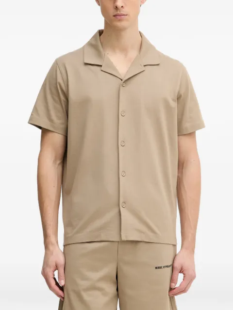 Marc O'Polo short-sleeved camp-collar shirt