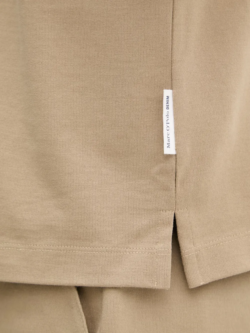 Marc O'Polo short-sleeved camp-collar shirt Beige