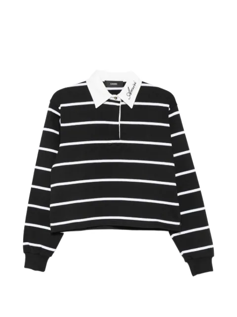 AMIRI playera tipo polo con motivo de rayas