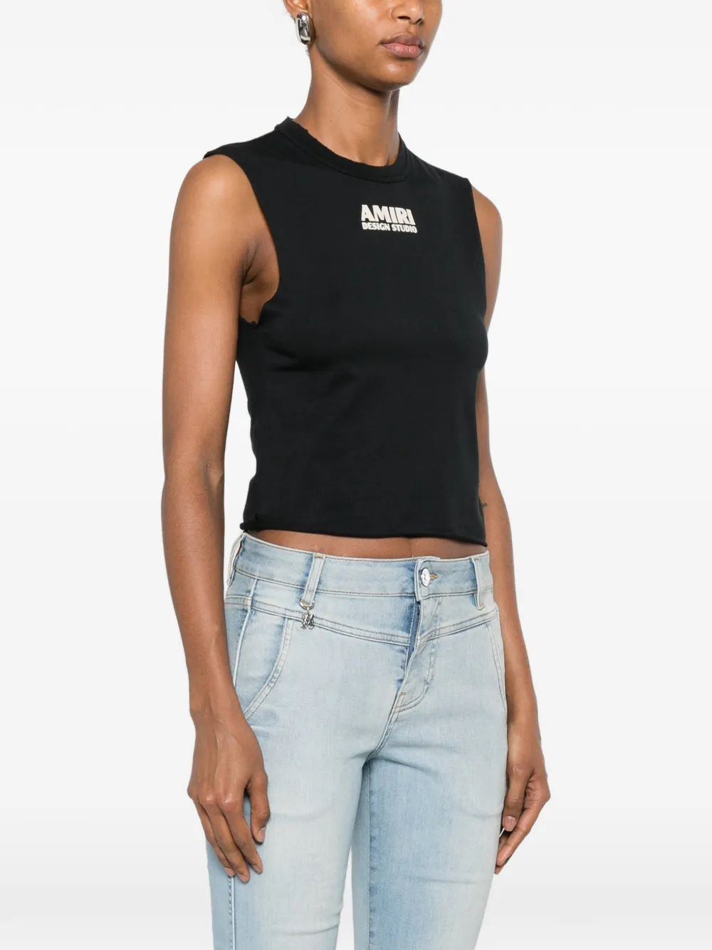 AMIRI Tanktop met logoprint Zwart
