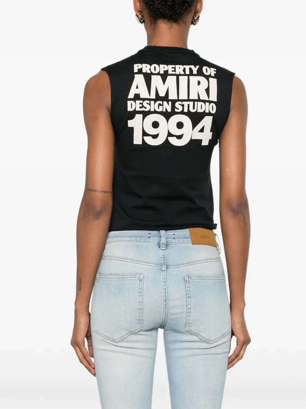 AMIRI Tanktop met logoprint Zwart