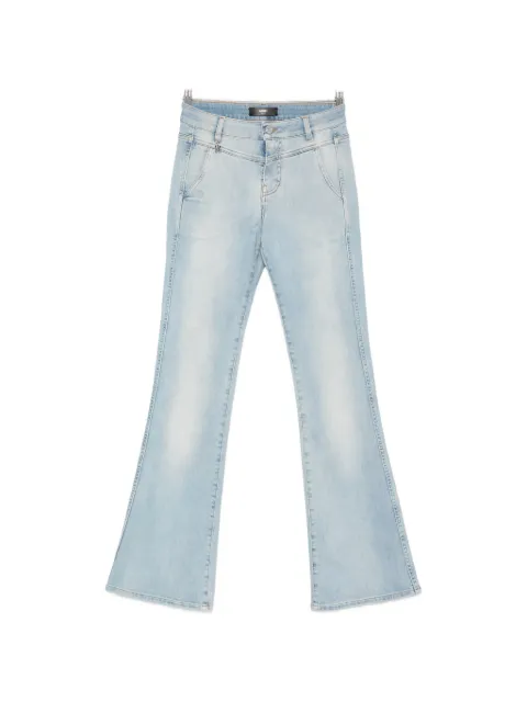 AMIRI logo-charm flared jeans