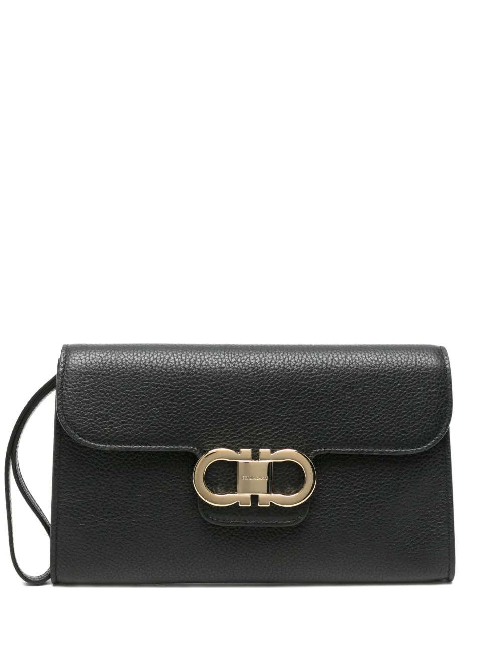Ferragamo Gancini clutch bag - Nero