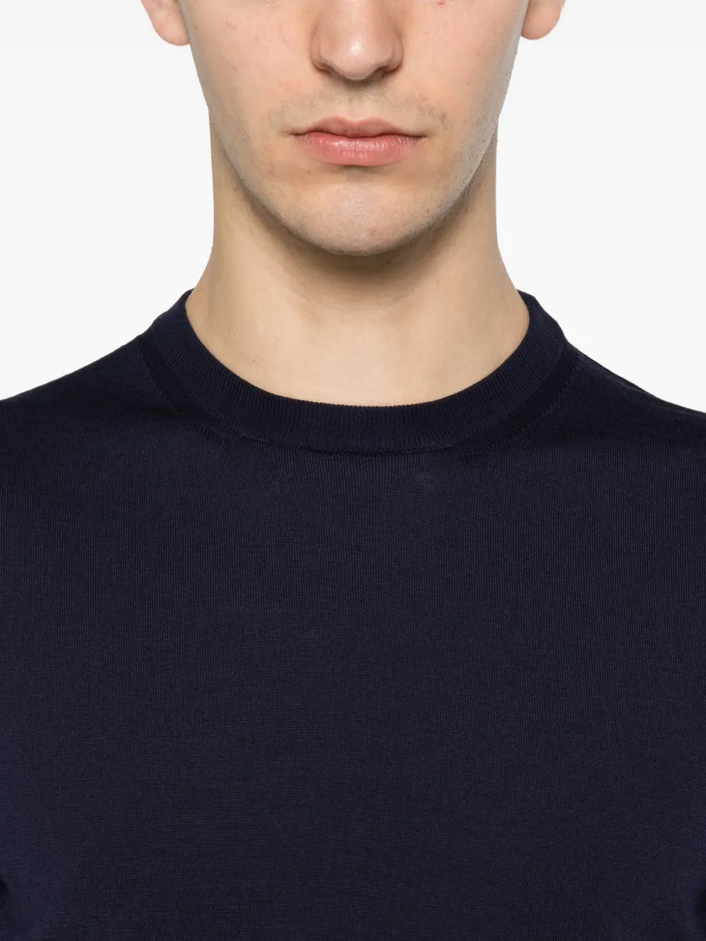 Roberto Collina T-shirt met ronde hals Blauw