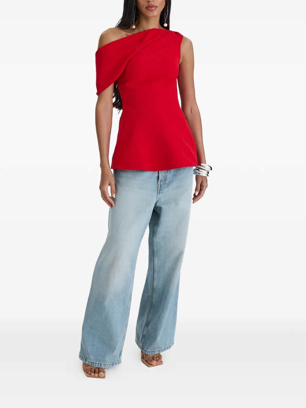  Moos Studio Top Monospalla - Rosso 