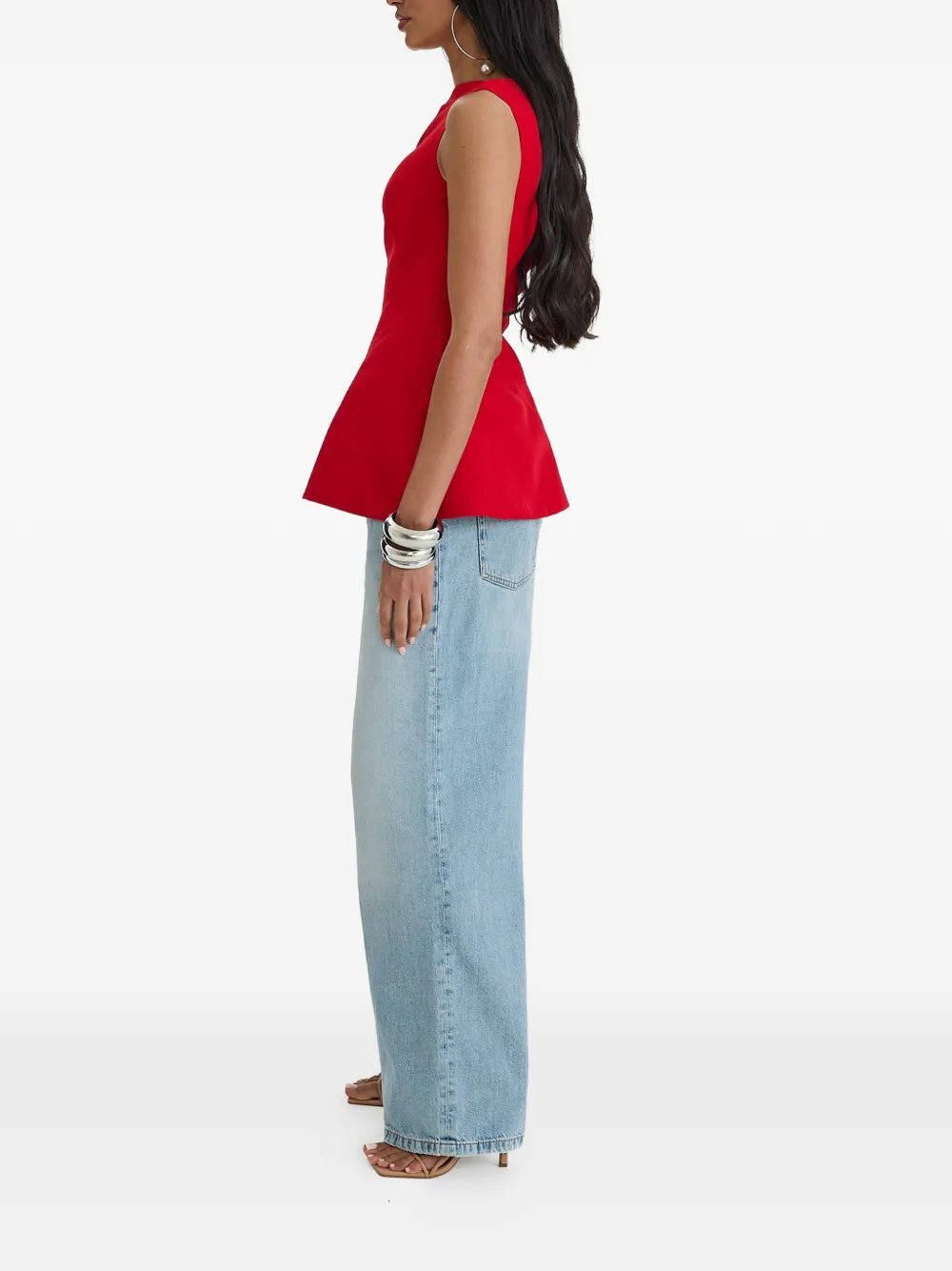  Moos Studio Top Monospalla - Rosso 