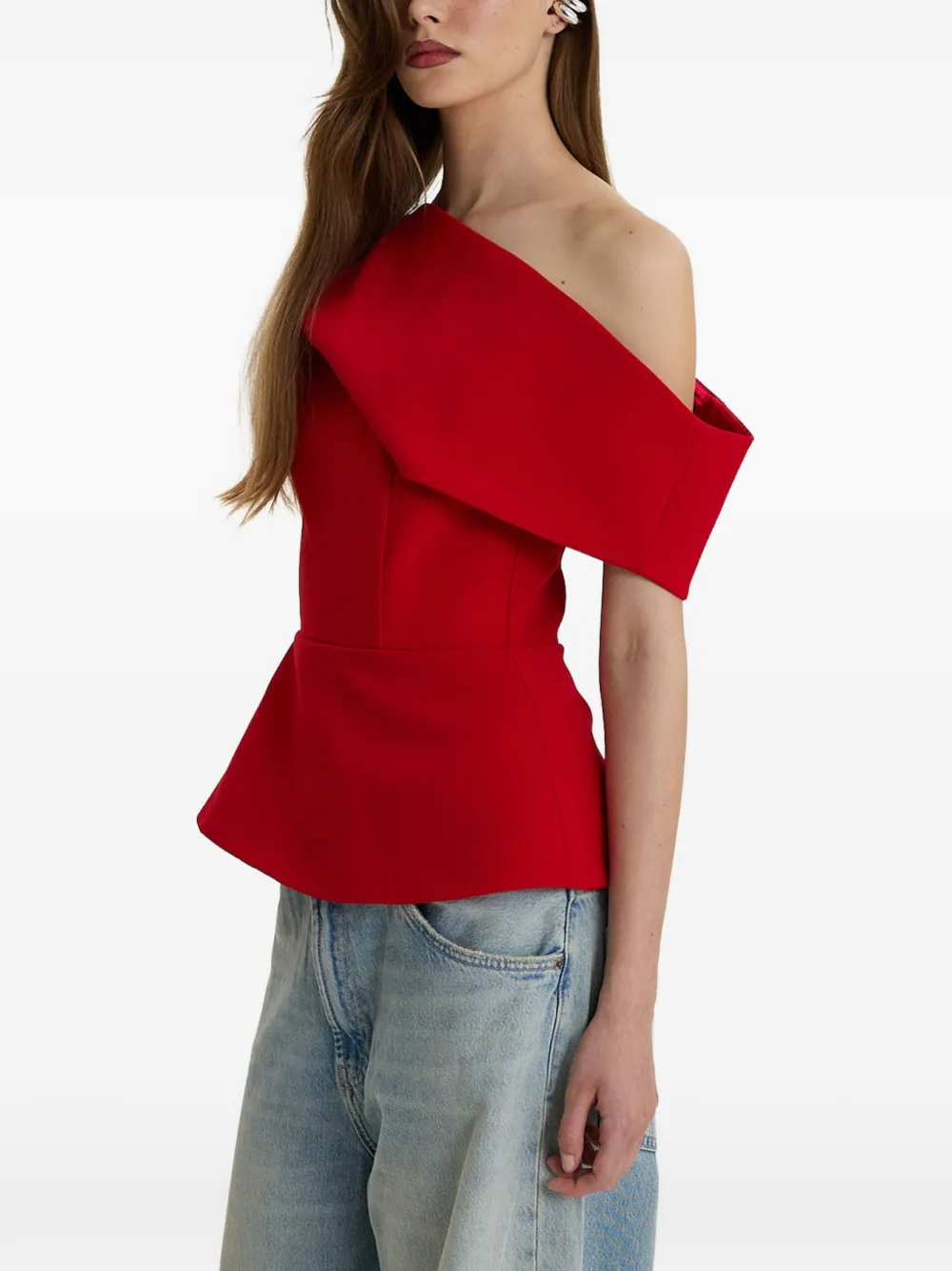  Moos Studio Top Edit Con Hombros Descubiertos - Rojo 