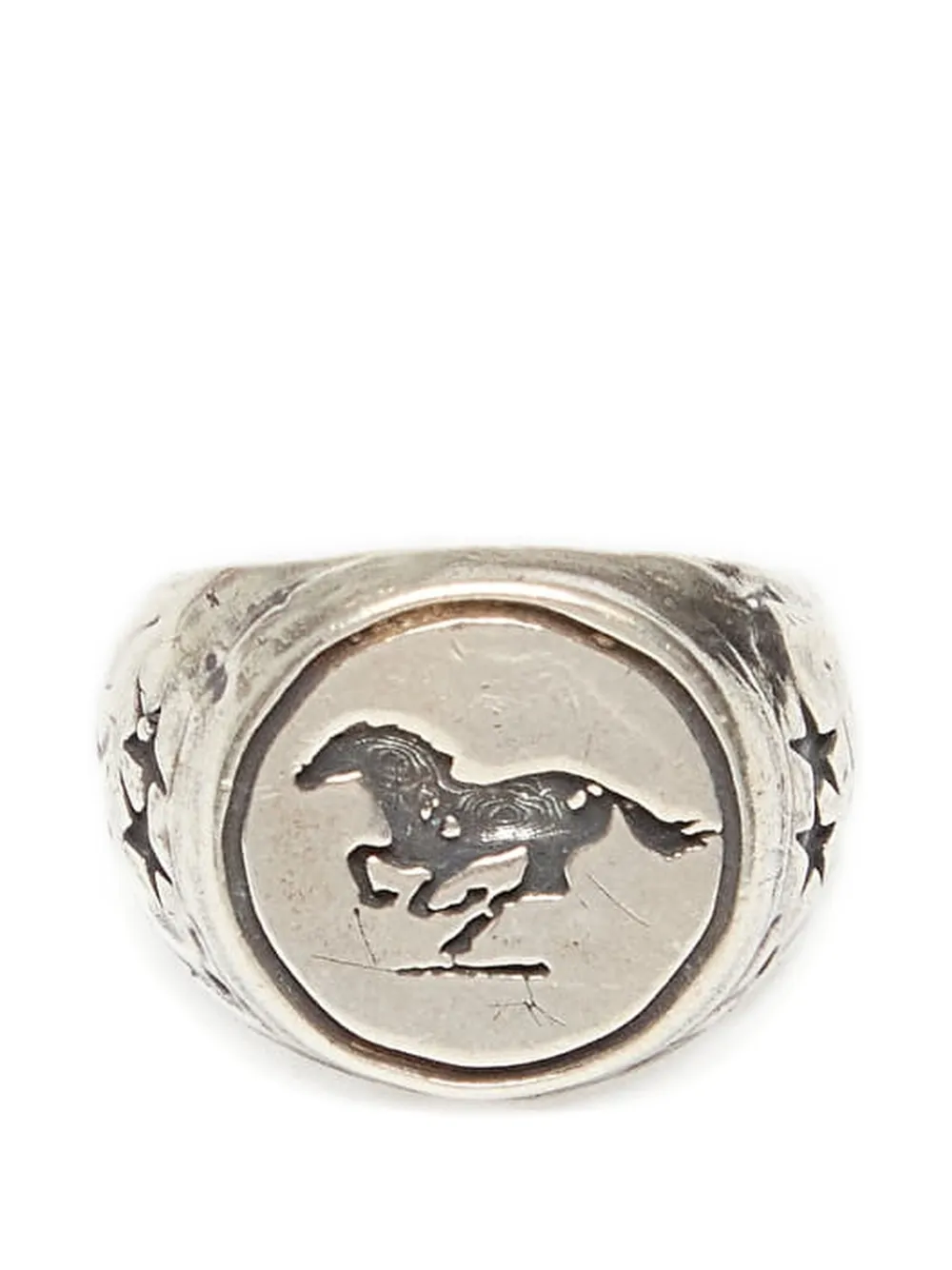 TWOJEYS Galloping signet ring - Grigio