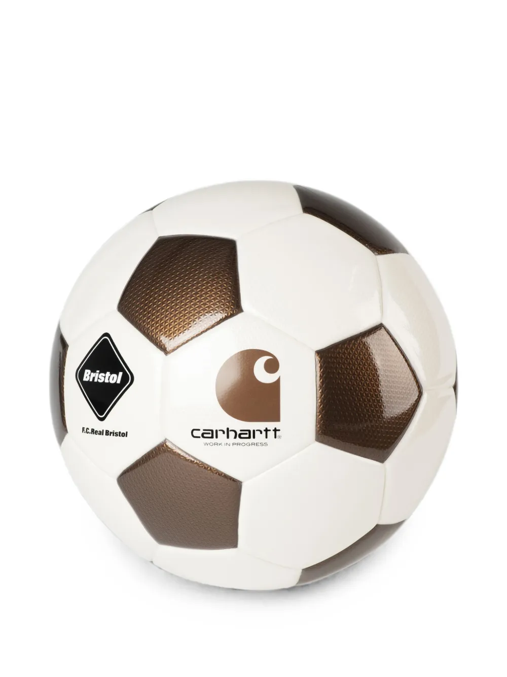 Carhartt WIP x F.C.Real Bristol hexagonal-panel football - Weiß