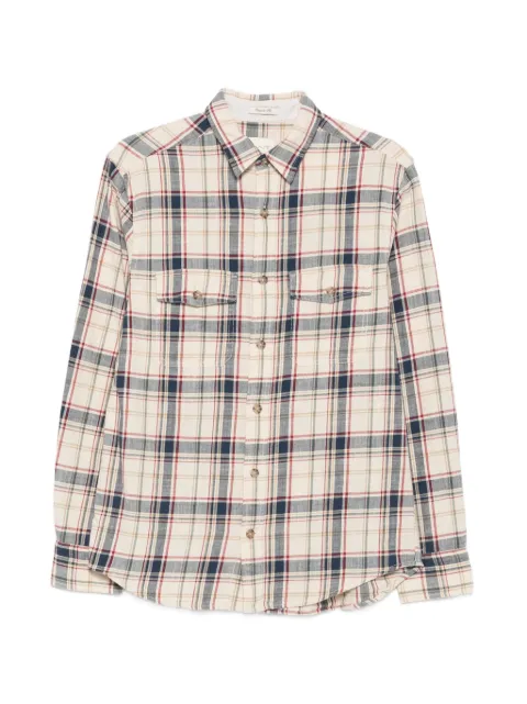 Gant check-pattern button-fastening shirt