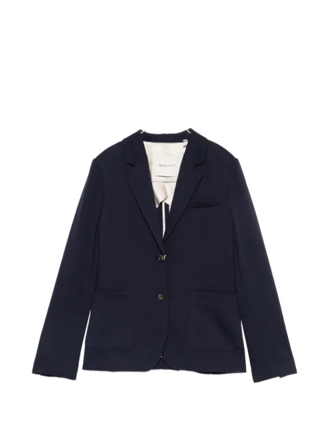 Gant single-breasted notch-lapel blazer