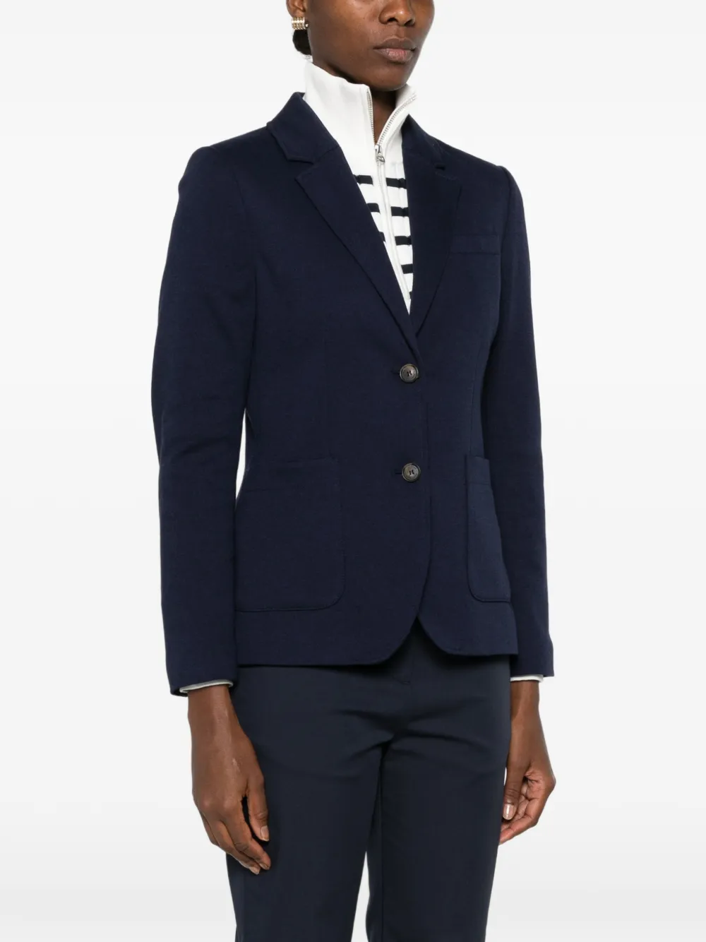  Gant Blazer Con Solapas De Muesca - Azul 