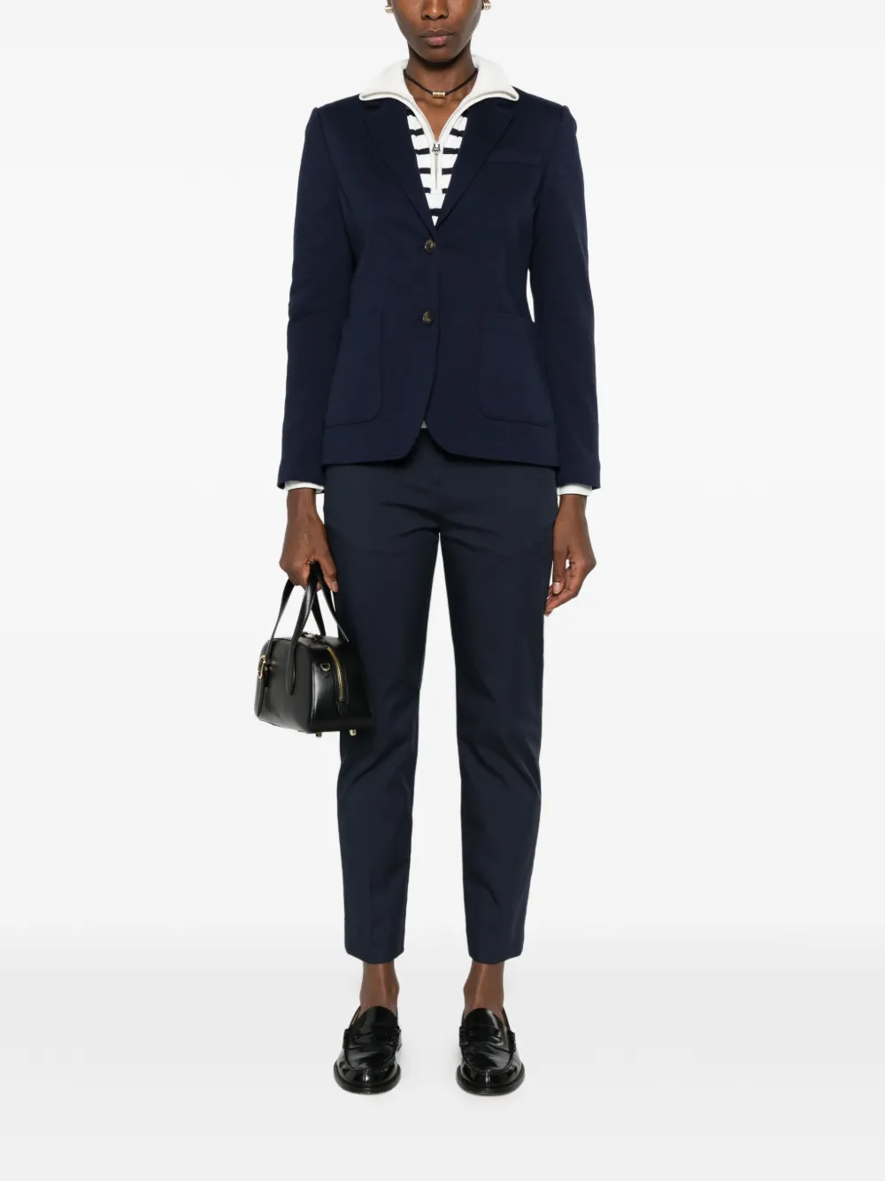  Gant Blazer Con Solapas De Muesca - Azul 