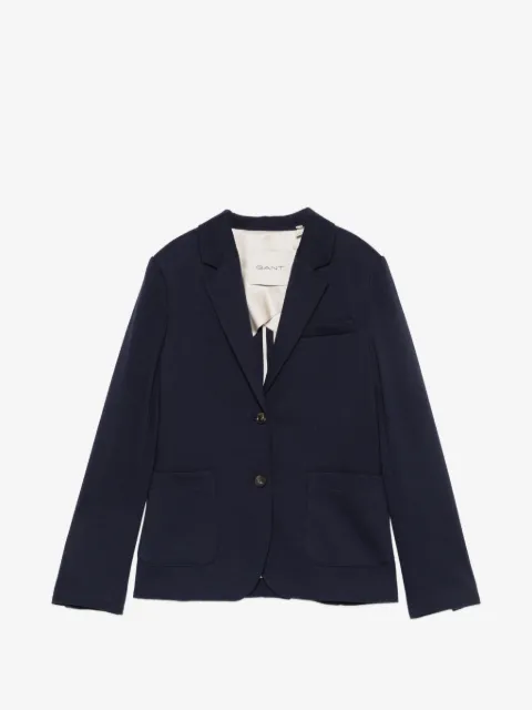 Gant single-breasted notch-lapel blazer