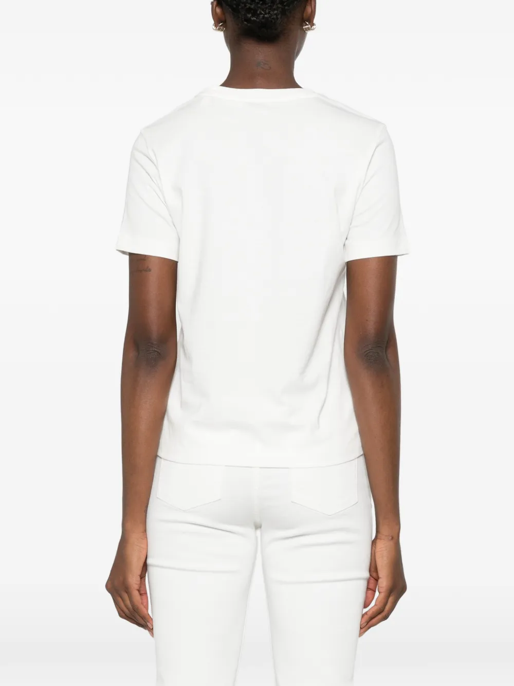 Gant T-shirt met print Wit