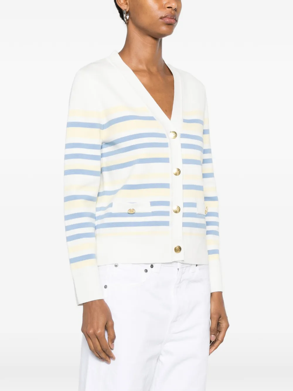 Gant Gestreept vest Wit