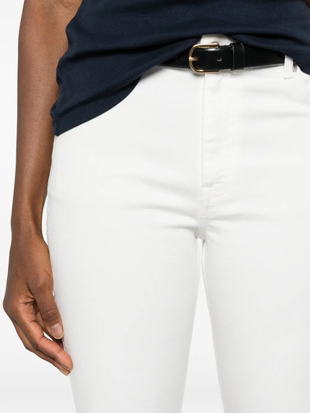 Gant Jeans met logopatch Wit