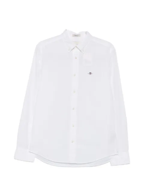 Gant seersucker button-fastening shirt