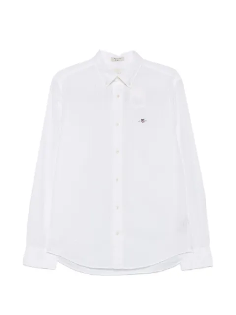 Gant seersucker button-fastening shirt
