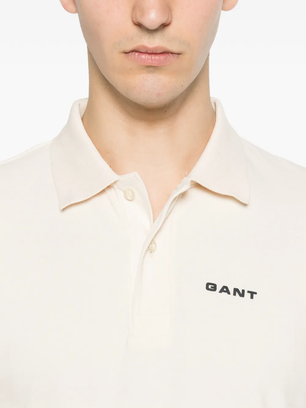 Gant Piqué poloshirt Beige