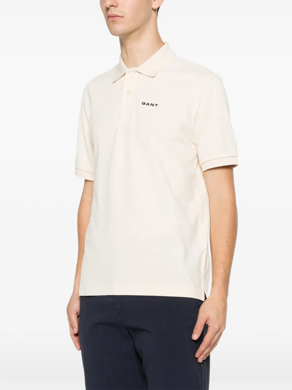 Gant Piqué poloshirt Beige