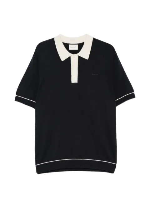 Gant contrast-collar tipped polo shirt