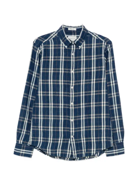 Gant check-pattern button-fastening shirt