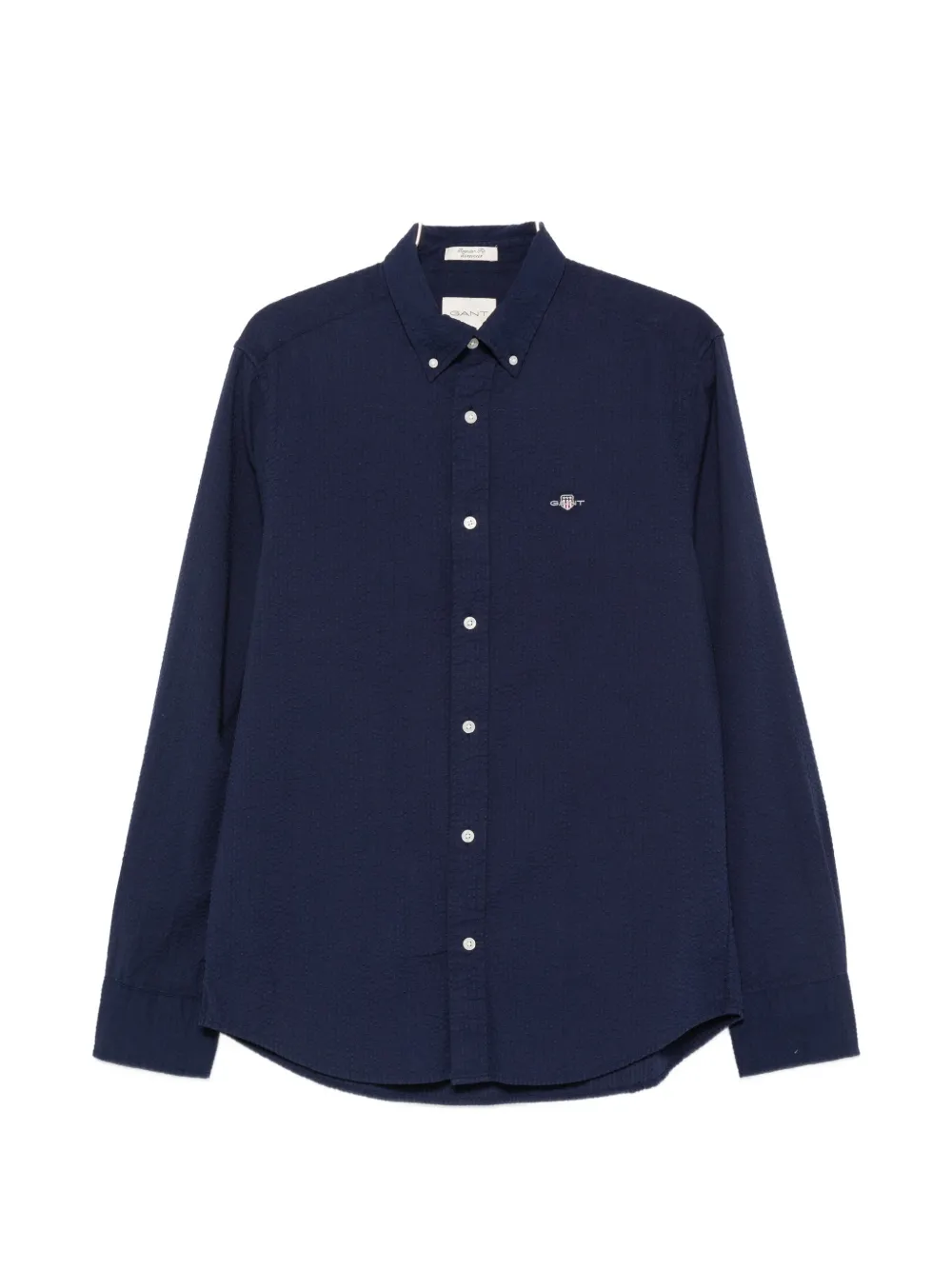 Gant seersucker button-down shirt - Blu