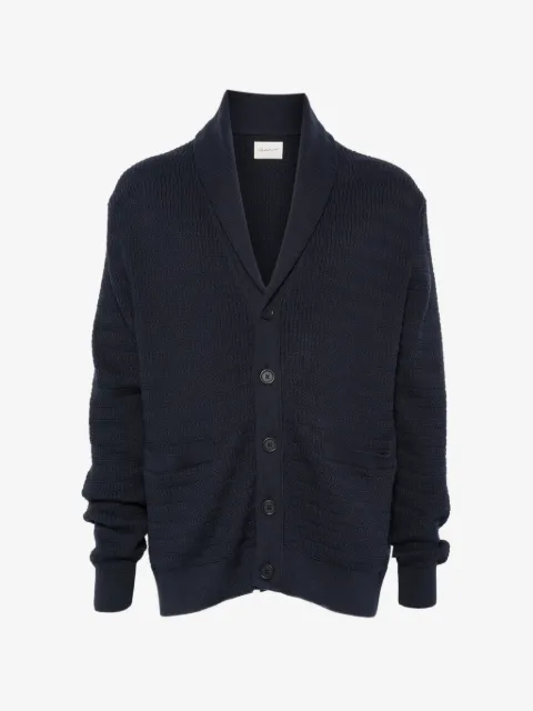 Gant cárdigan con cuello esmoquin