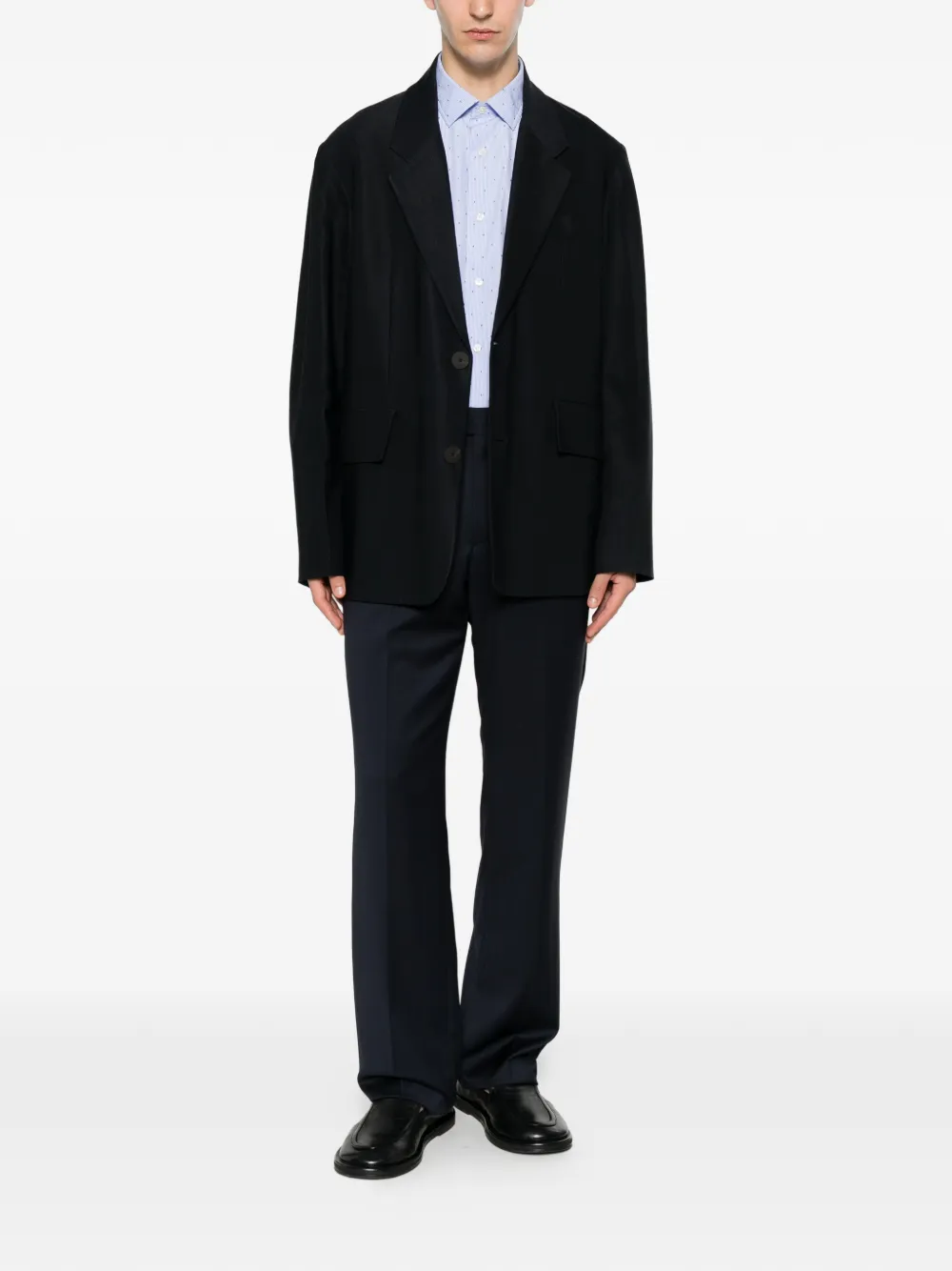 Gant Overhemd met patroon en lange mouwen Blauw