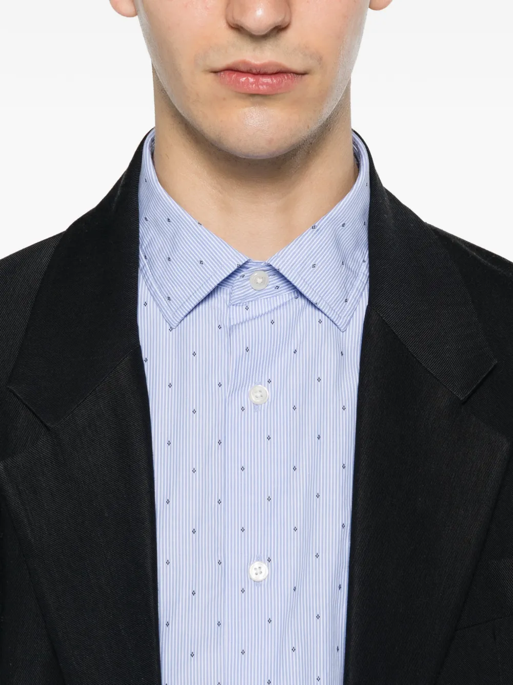 Gant Overhemd met patroon en lange mouwen Blauw