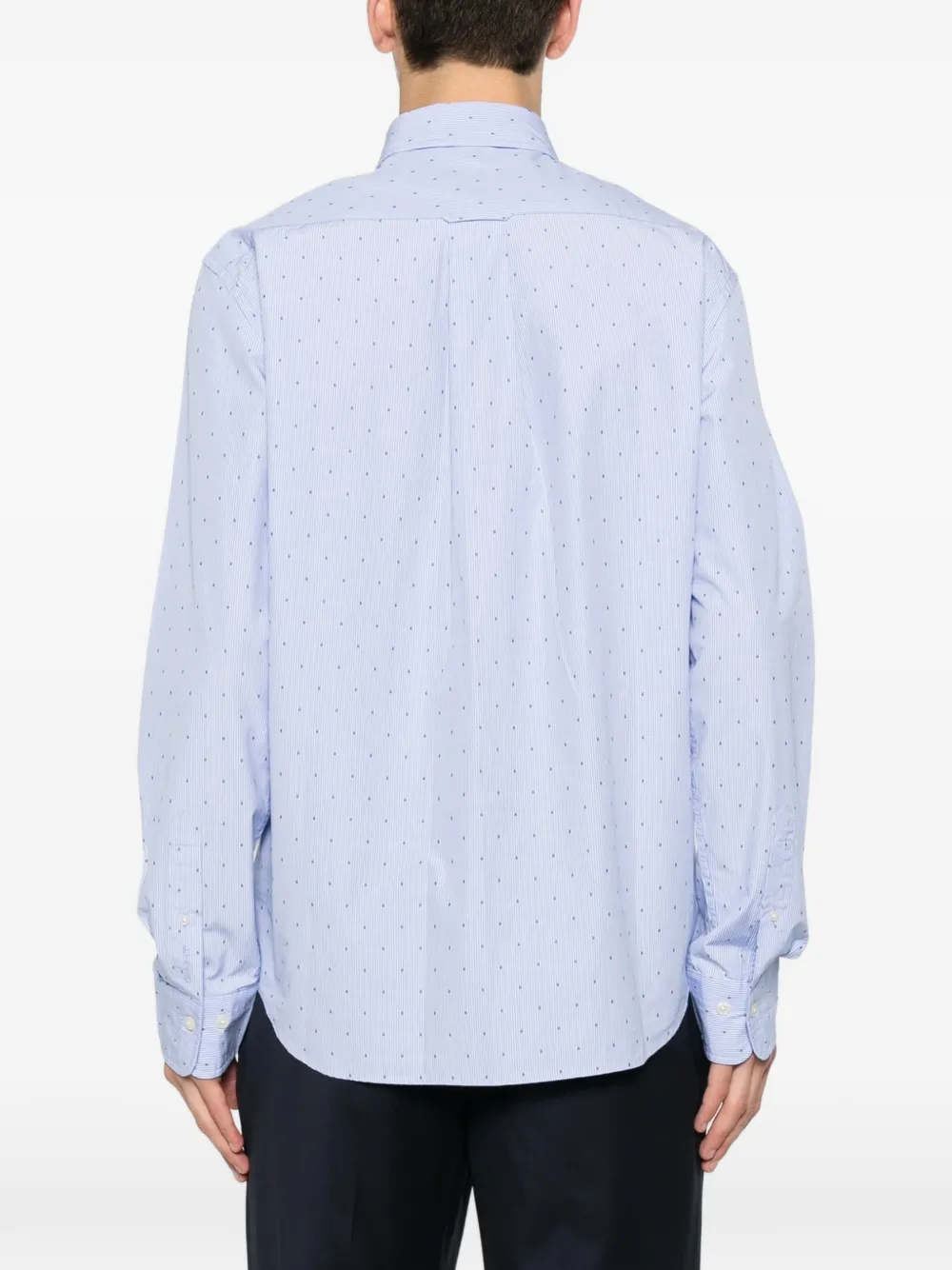 Gant Overhemd met patroon en lange mouwen Blauw