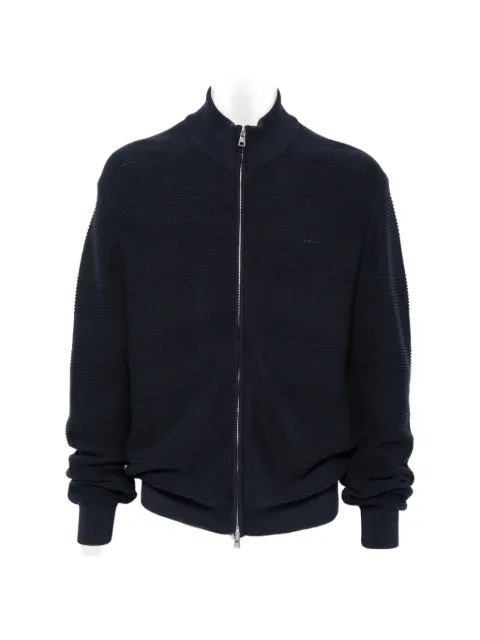 Gant textured zip-up sweater