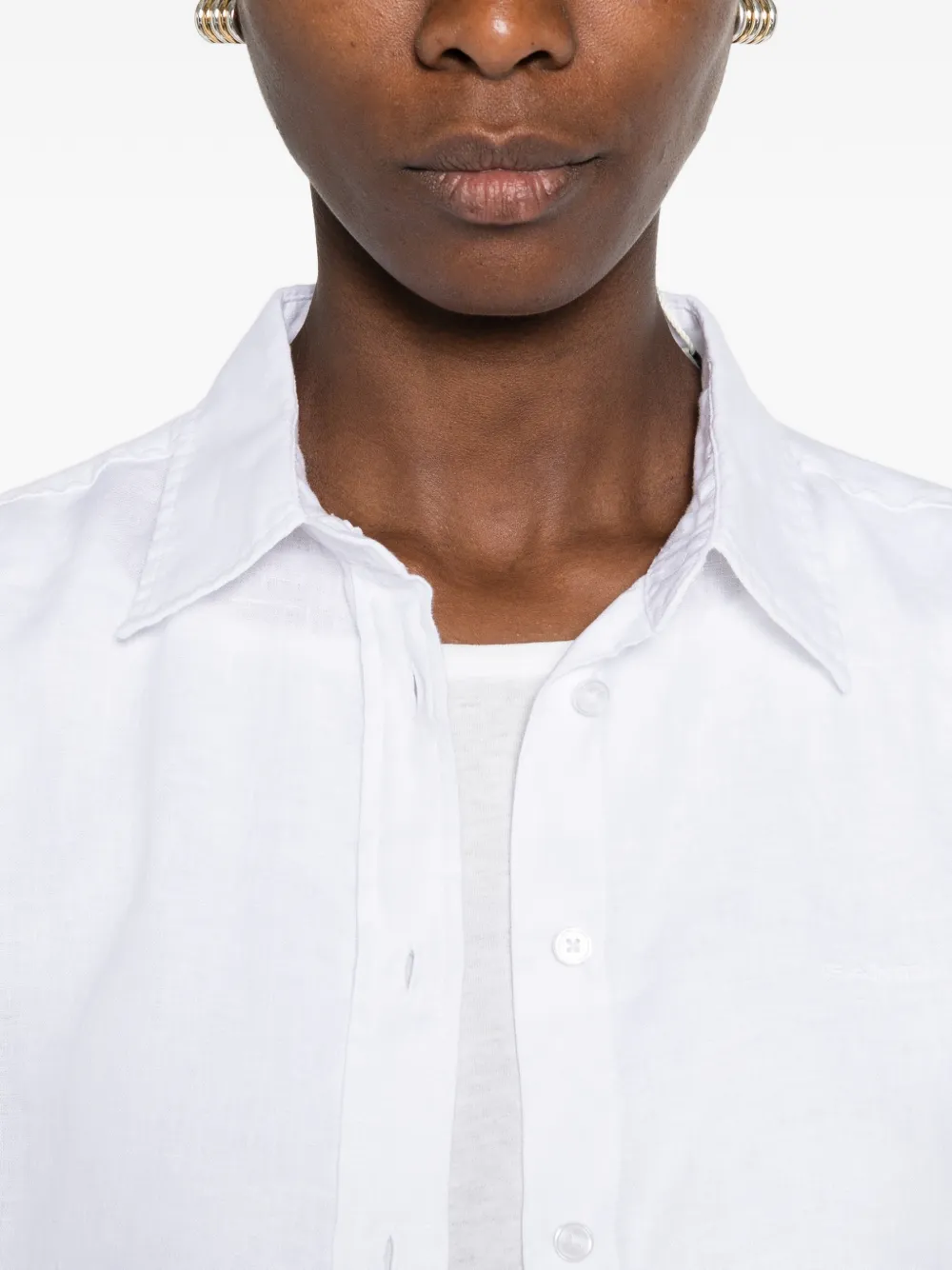 Gant Overhemd met lange mouwen Wit