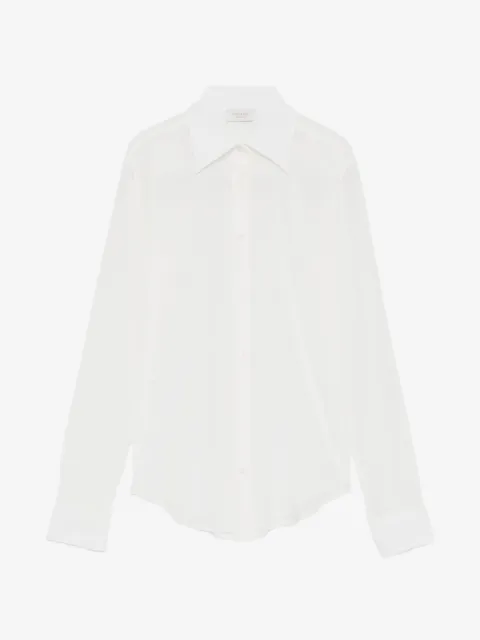 Mazzarelli Gea curved-hem shirt