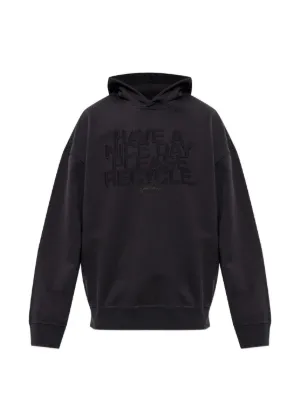 GANNI Teddy Zip Hooded Jacket | Grey | FARFETCH