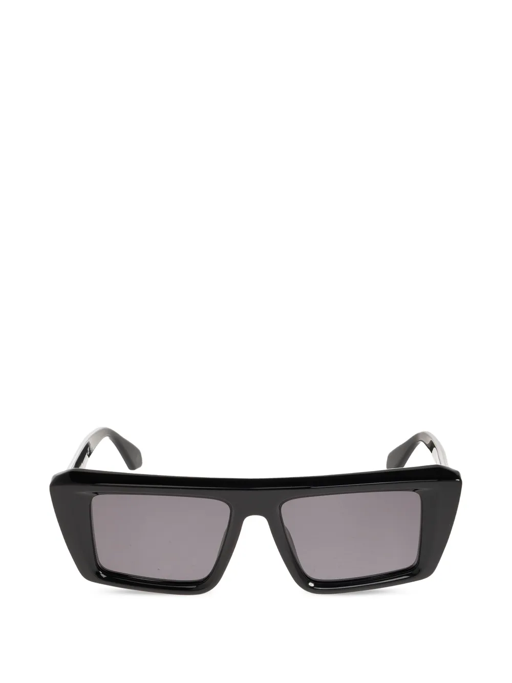 Off-White Eyewear logo-print rectangle-frame sunglasses - Nero