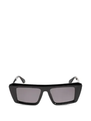 Off-White Eyewear スクエアフレーム サングラス | ブラック | FARFETCH JP