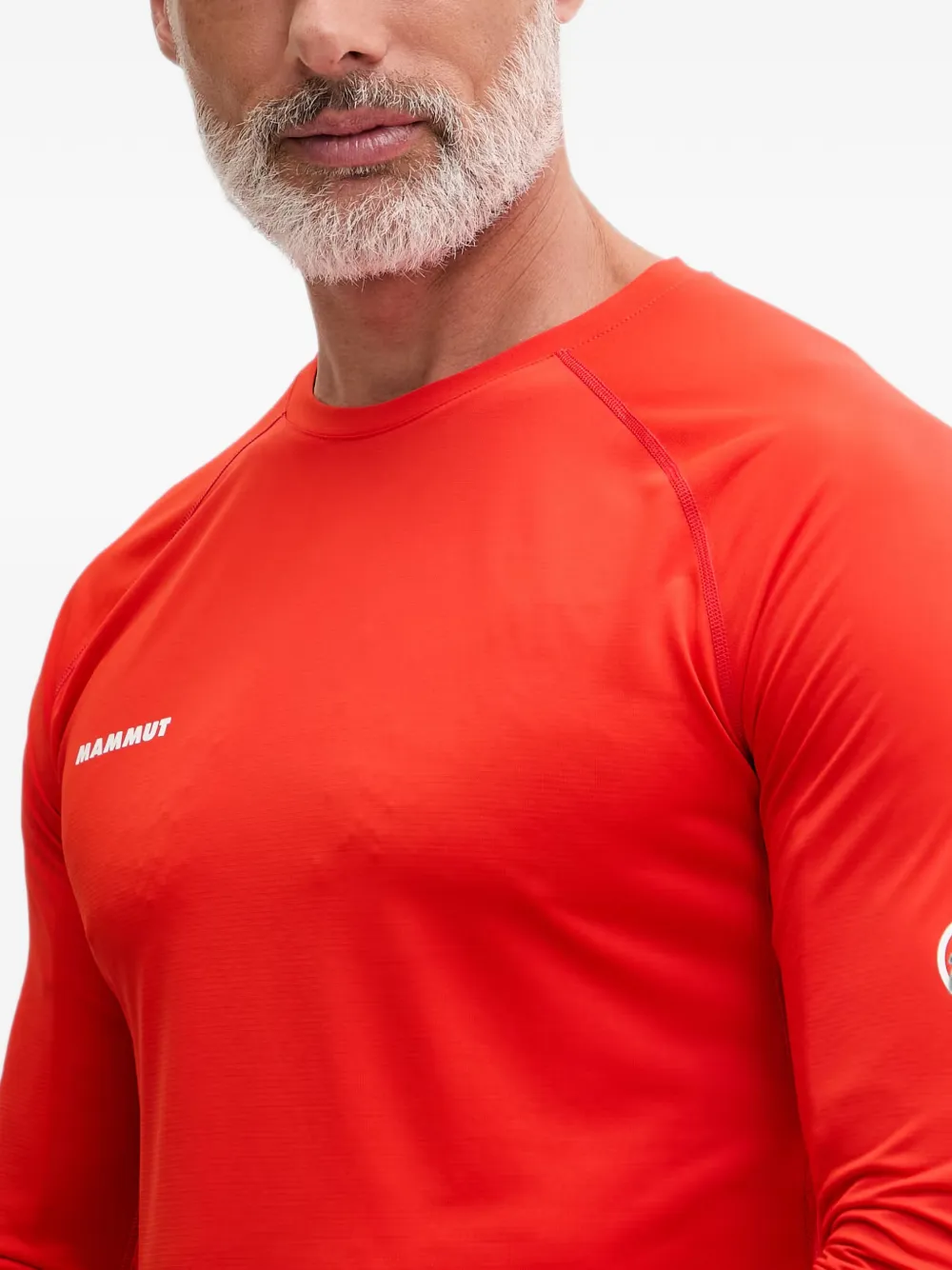 Mammut Ducan FL long-sleeve performance T-shirt Rood