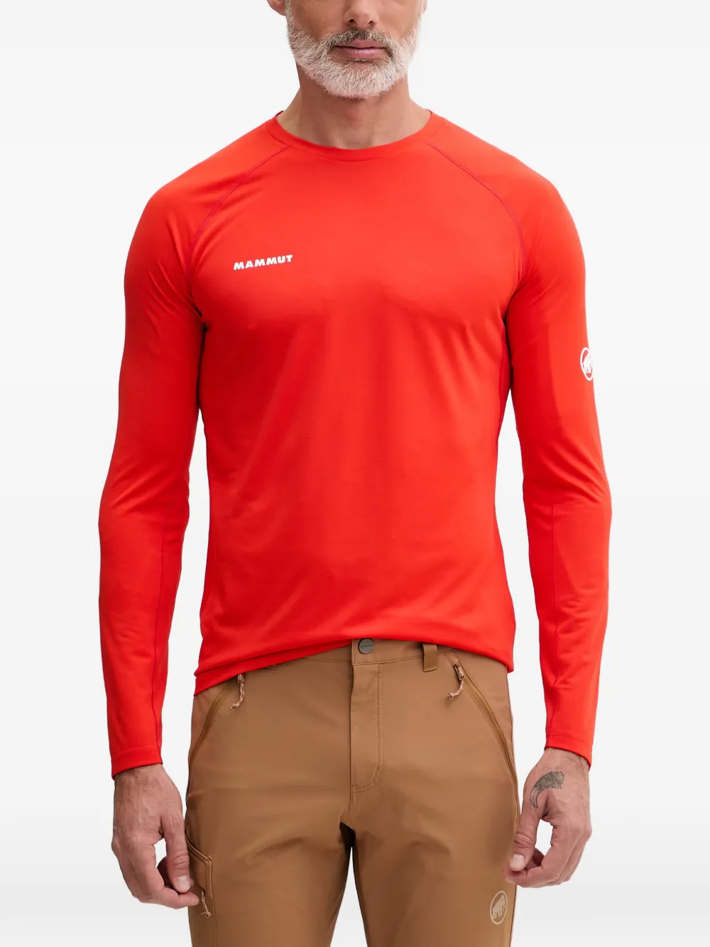 Mammut Ducan FL long-sleeve performance T-shirt - Rot