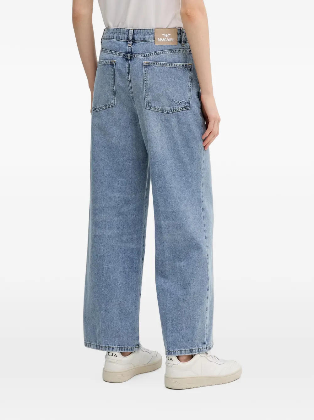 Marc Aurel Broek met wijde pijpen Blauw