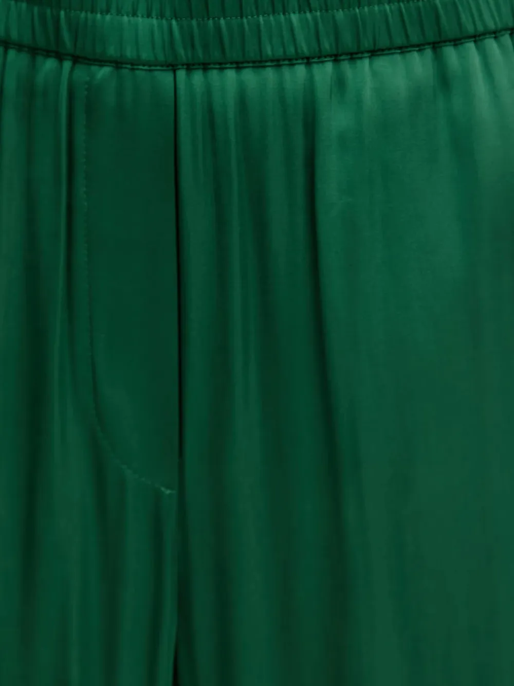 Marc Aurel Broek met elastische taille Groen