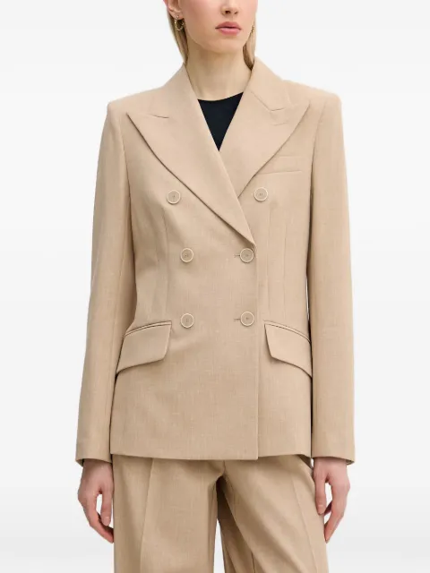 Marc Aurel double-breasted peak-lapel blazer